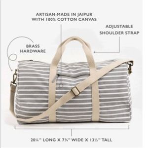 Known Supply weekender duffel brand new